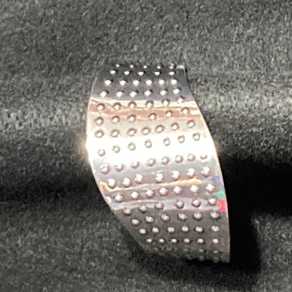 Set of 4 Silver Toned Light Studded Cuff Bracelets - Picture 2 of 14